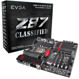 EVGA Z87 Classified (LGA1150) Haswell, EATX, 4 DIMM Dual Channel DDR3 2666MHz Motherboard (152 HW E878 KR)