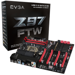 EVGA Z97 FTW LGA1150 ATX 4 DIMM Dual Channel DDR3 2666MHz Motherboard 142 HR E977 KR
