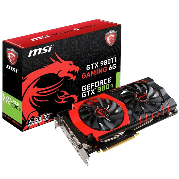 MSI GTX 980Ti GAMING 6G - NVIDIA GeForce PCI Express 3.0 6GB GDDR5 Graphics Card